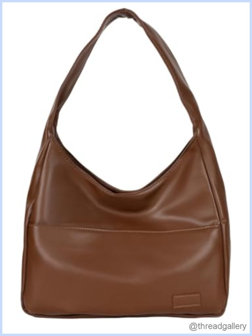 Chic Vegan Leather Tote Bag Quilted Large Soft Shoulder Bag Casual Trendy